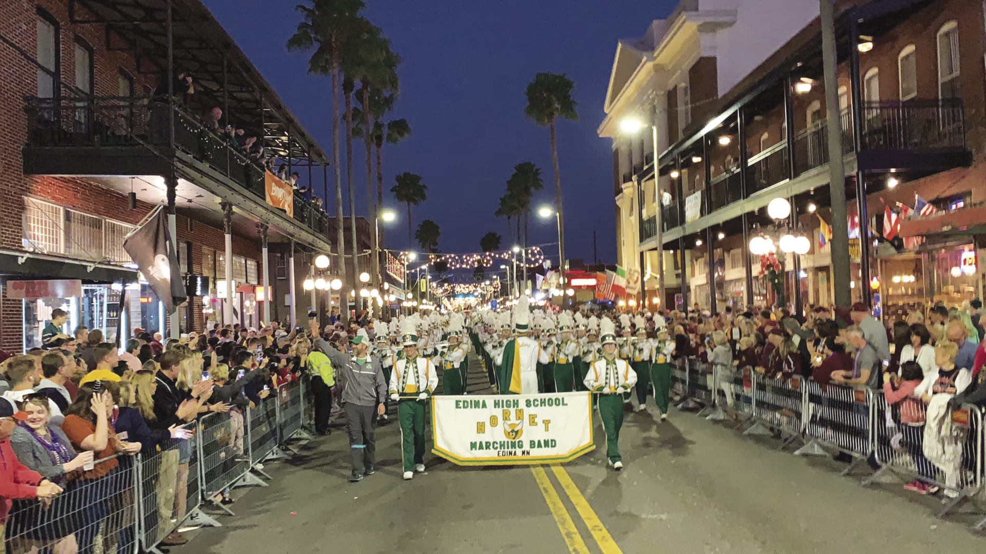 Edina Marching Band in Tampa Bay
